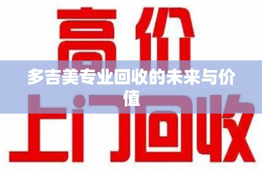 泉州多吉美专业回收的未来与价值