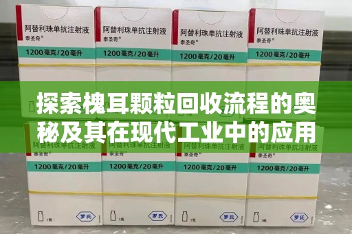 泉州探索槐耳颗粒回收流程的奥秘及其在现代工业中的应用